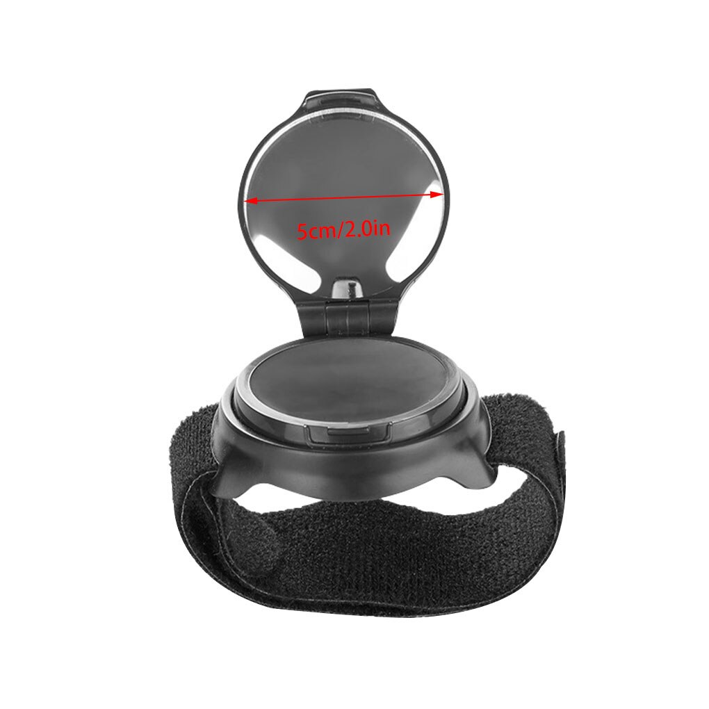 Miroir de vue arrière convexe pour vélo de route, rotatif à 360 degrés, avec bracelet réglable: Default Title