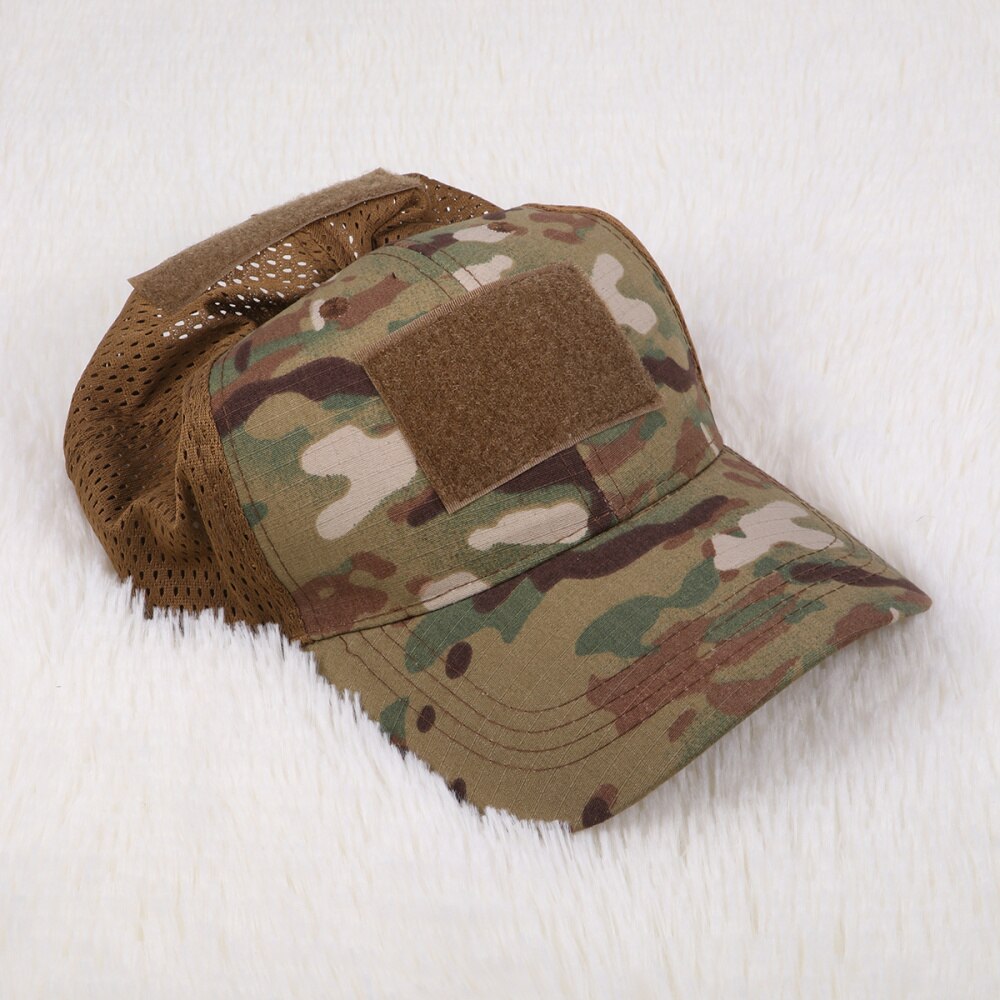 1Pc Haak En Lus Cap Hoed Haak Patch Baseball Hat Voor Outdoor (Patroon 2)