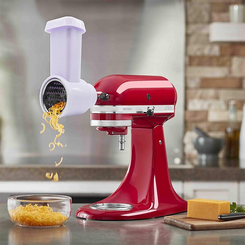 caldo Verdura Affettatrice/Trituratore/Formaggio Grattugia per KitchenAid miscelatore In piedi Attaccamento per Affettare Triturazione Accessori