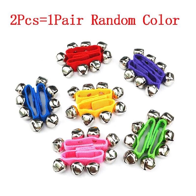 2Pcs Newborn Baby Rattle Toys Jingle Hand Bell Wrist Bracelet Developmental Toys For Kids Toddlers 0 6 12 13 24 Months: Default Title
