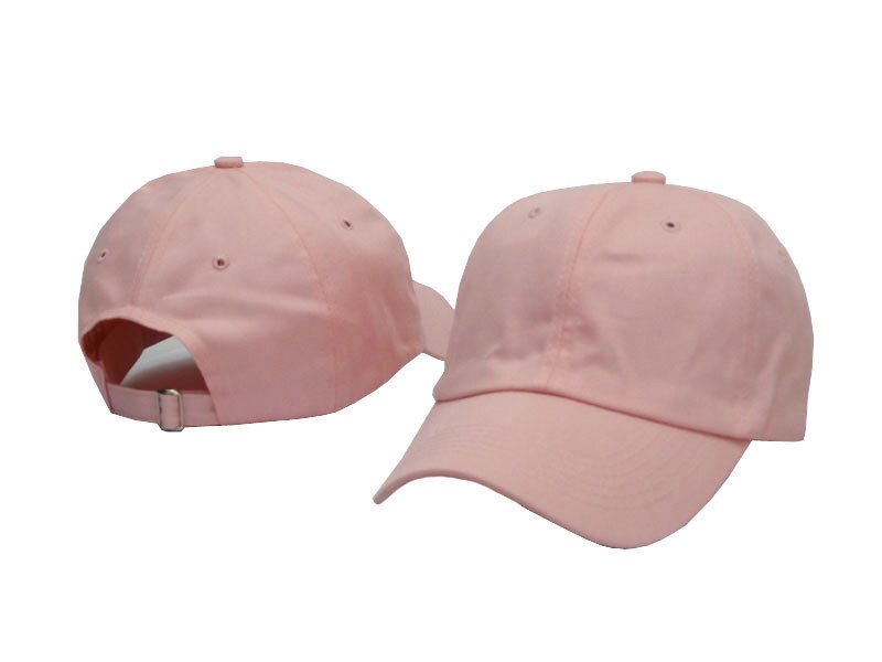 Svart hvit rosa vanlig langt hatt stropp bomull sommer blank baseball lokk hofte hopp snapback fiske hockey bein til kvinner menn: Rosa