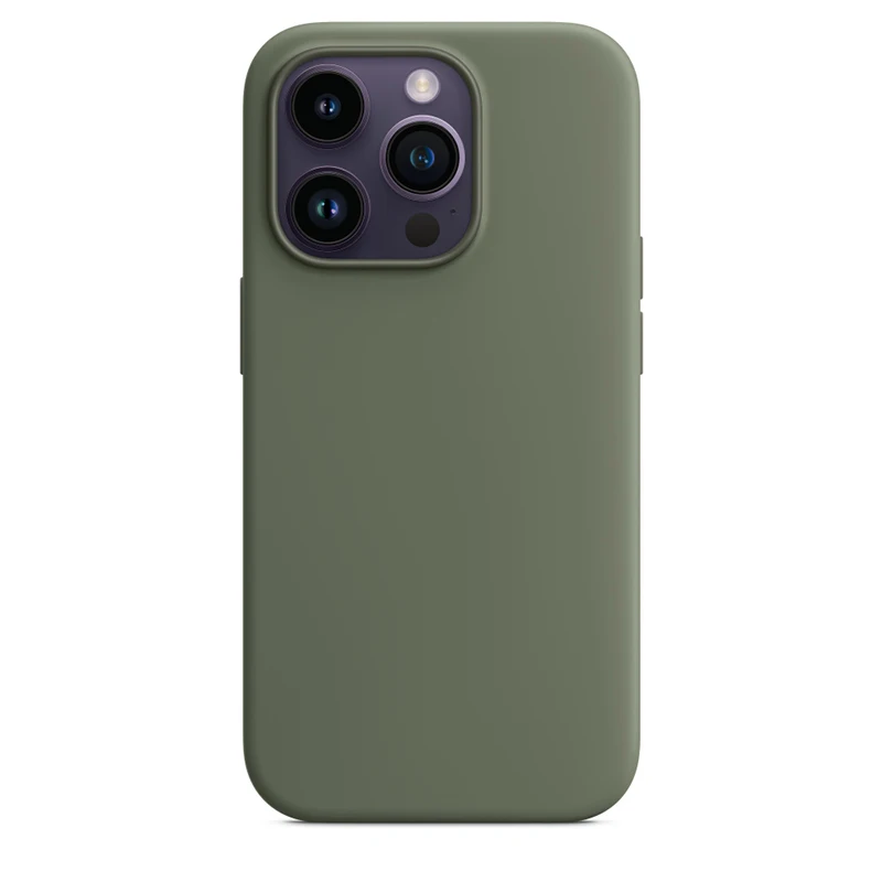 Funda de silicona líquida de animación oficial para iPhone 13 Pro Max 13 Mini con funda Magsafe, funda protectora de carga inalámbrica