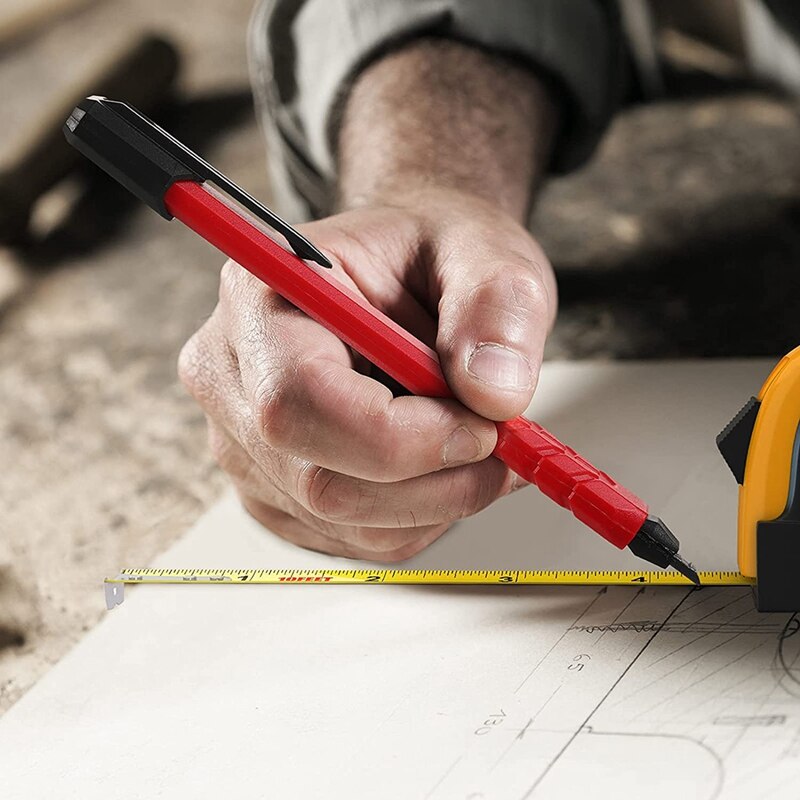 Mechanical Carpenter Pencils Construction Carpenter Drawing Scriber Tool for Art Drawing Writing Woodworking Architect