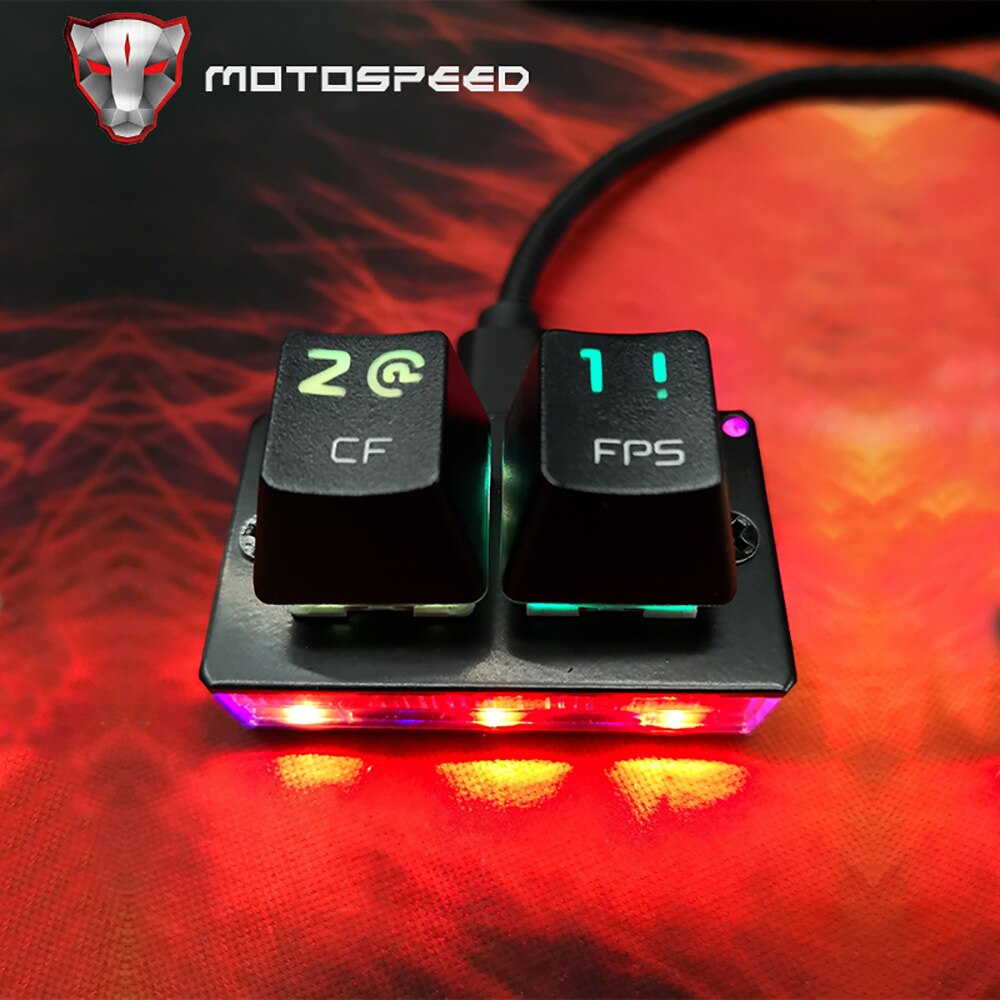 Motospeed  k2 mekanisk tastatur osu spilltastaturer swap bærbart minitastatur rgb bakgrunnsbelysning avtagbar tastaturhette
