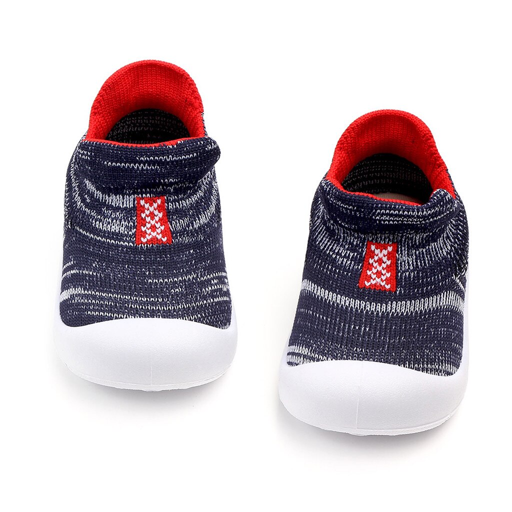 Chaussures de Sport à enfiler pour bébé, baskets à enfiler pour enfants, en maille solide, garçons et filles, tendance