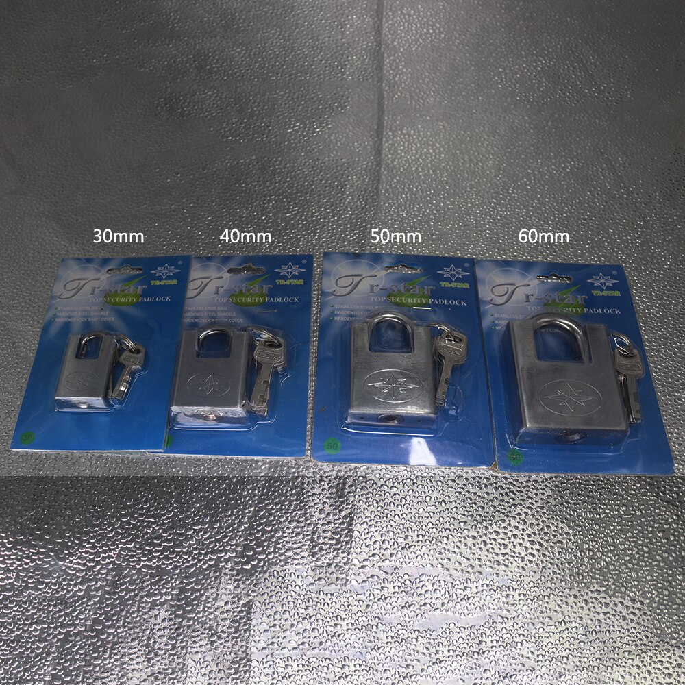 Ingetoetst Hangslot Waterdicht Roestwerende, Multifunctionele Hangslot, Anti-Diefstal Slot Pry Deurslot Unlocked Hoofd Venster Lock