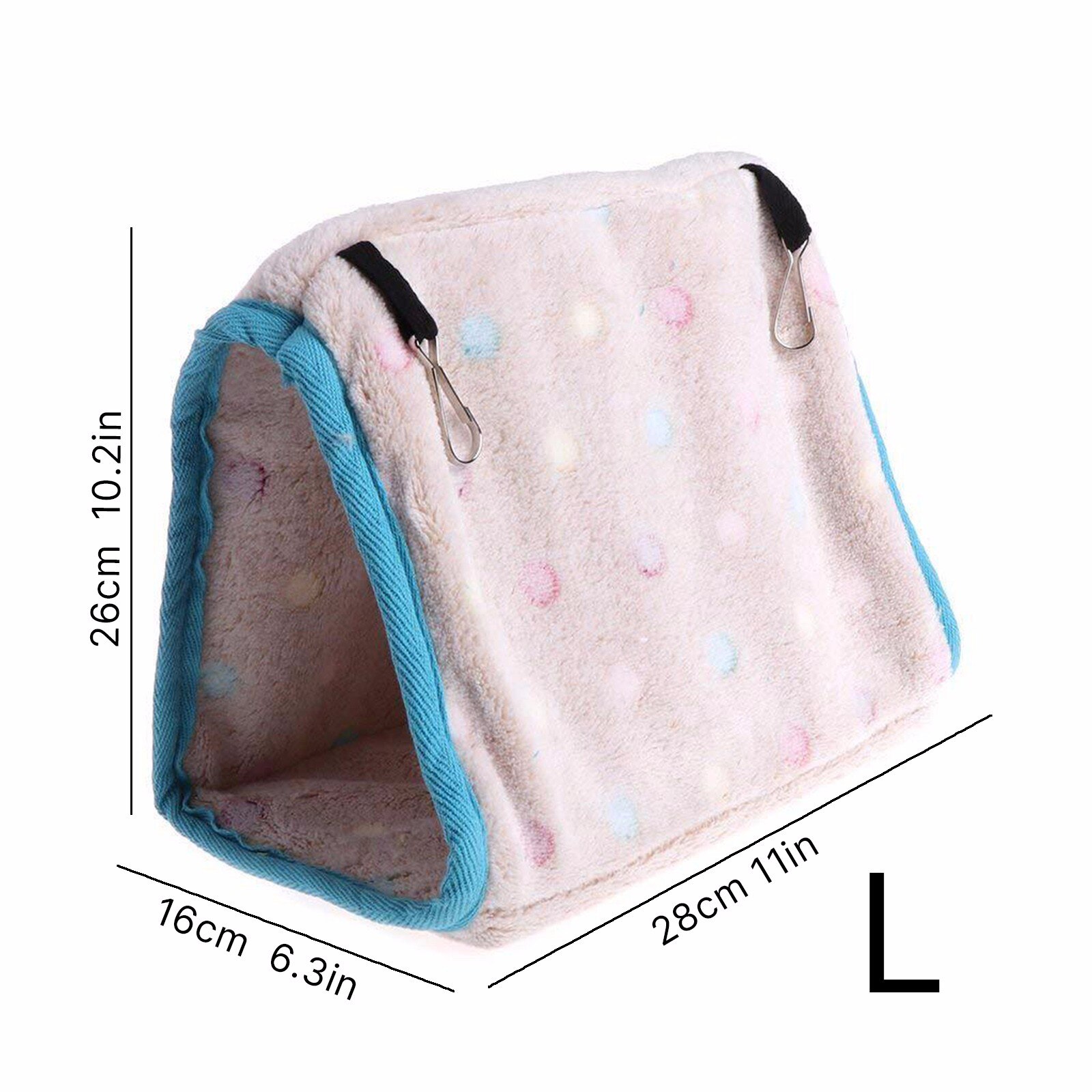 Newest Sales Pet Bird Parrot Parakeet Budgie Warm Hammock Cage Hut Tent Bed Hanging Cave Accessories #T1P