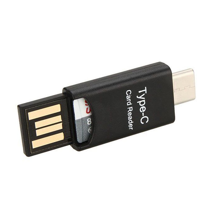 USB-C USB 3,1 tipo C a microSD, lector de tarjetas TF, adaptador para Macbook, PC, teléfono móvil