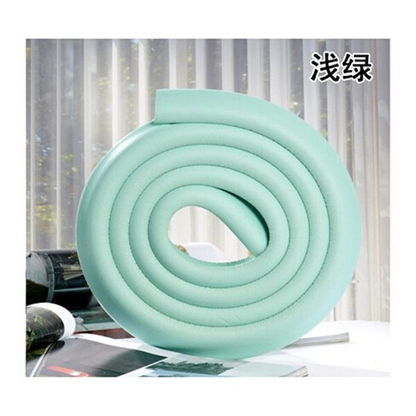 Productos de seguridad para niños y bebés, borde de mesa de vidrio, tira de protección de muebles, barra de choque de terror, parachoques de espuma, Protector de colisión de 200cm: green
