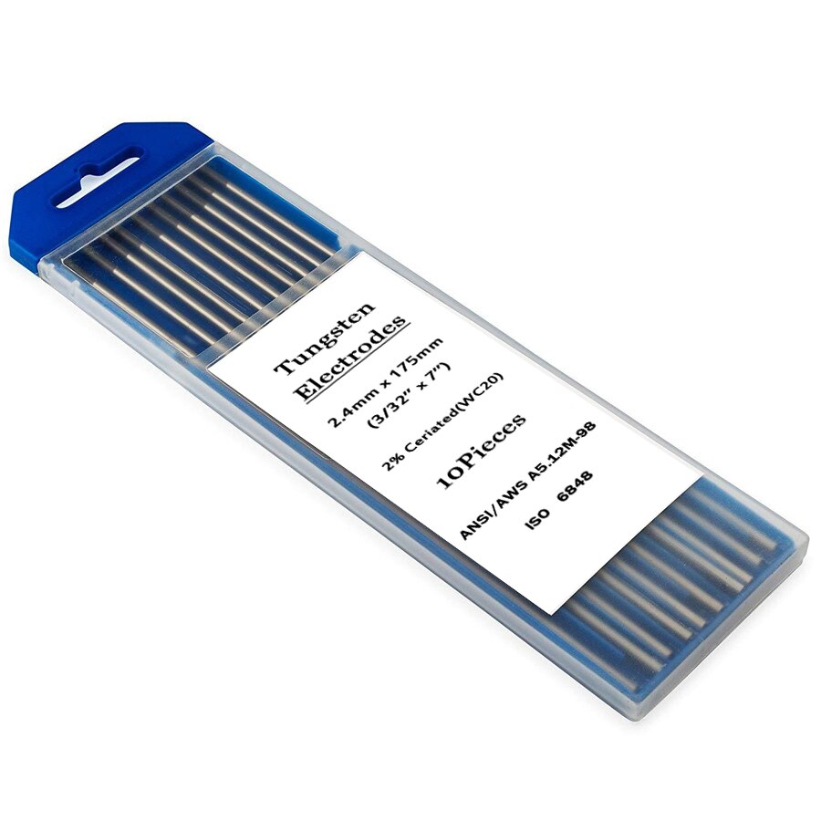 WC20 2% Ceriated (Grigio) Elettrodi di Tungsteno 1.0/1.6/2.0/2.4/3.0/3.2 TIG Bacchette per Saldatura Tig Elettrodi per Saldatura Tig