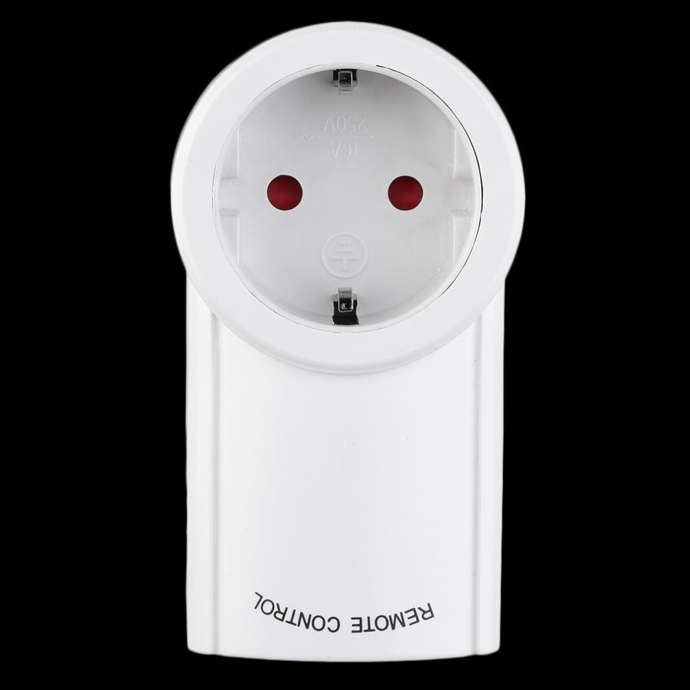 Wireless Smart Remote Control Power Outlet Light Switch Plug Socket Power Outlet Socket EU Standard Plug with Remote Control