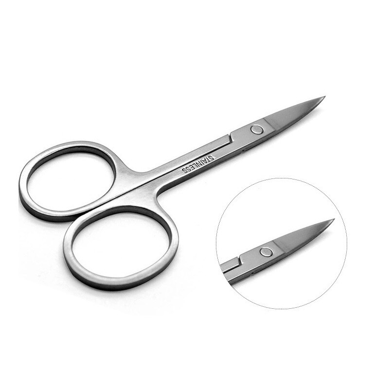 Rvs Wenkbrauw Schaar Trimmer Eye Brow Scheerapparaat Mes Wenkbrauw Pincet Haar Schaar