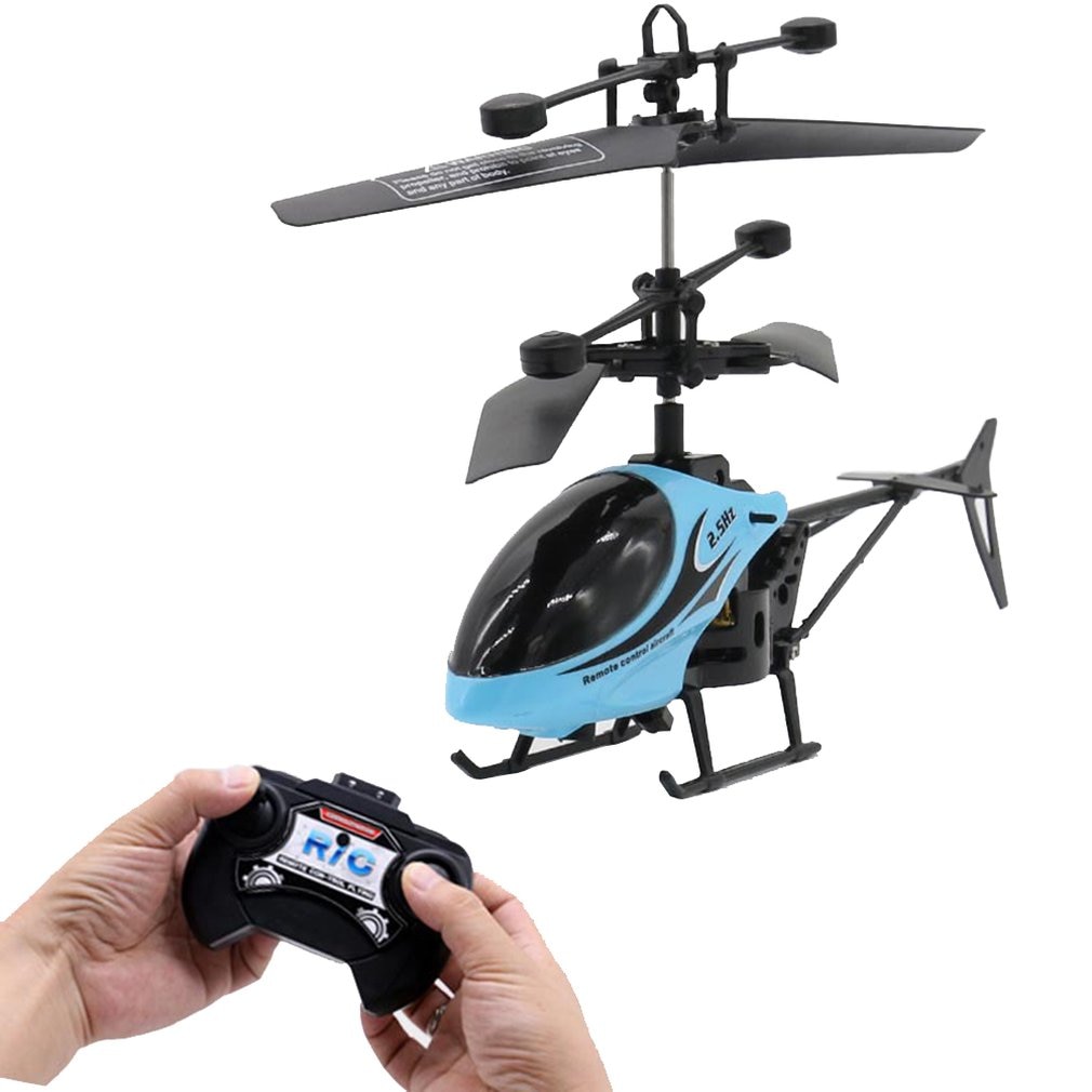 Anti-fall king mini tovejs fjernbetjening fly helikopter drone model børn fordel drone model: Lilla