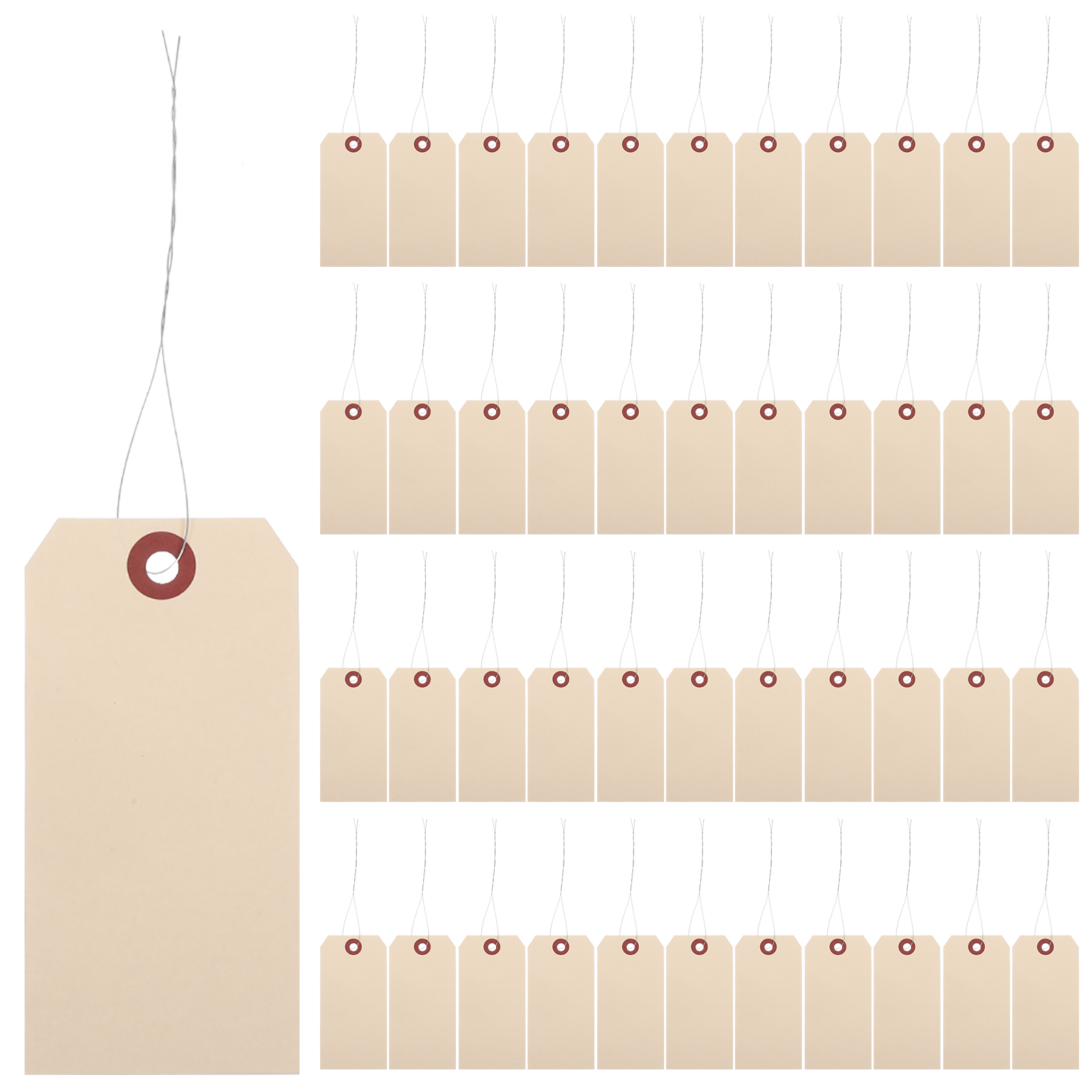 100Pcs Diy Kraftpapier Tags Voor U Voor Vieren Lab... – Grandado