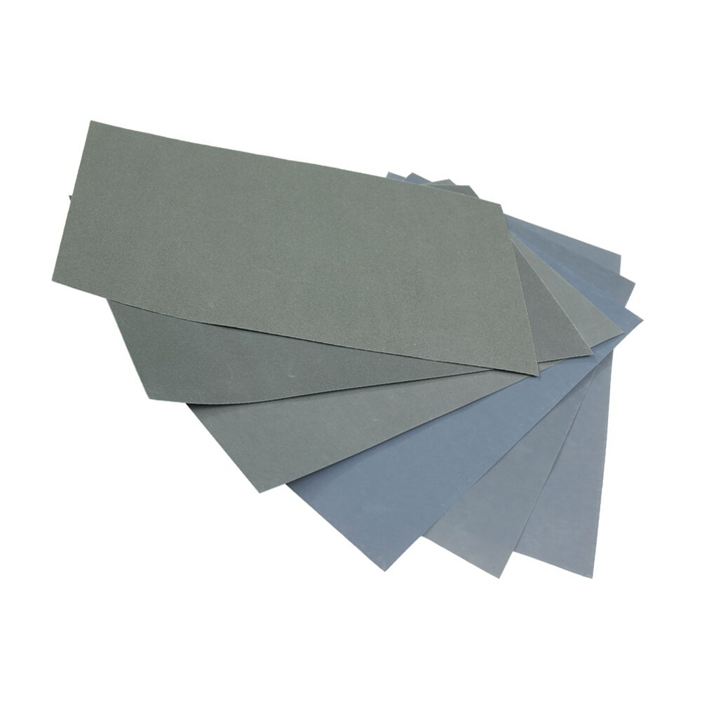 6 Pcs/Set Sand Paper Waterproof Abrasive Papers P600/1000/1200/1500/2000/2500