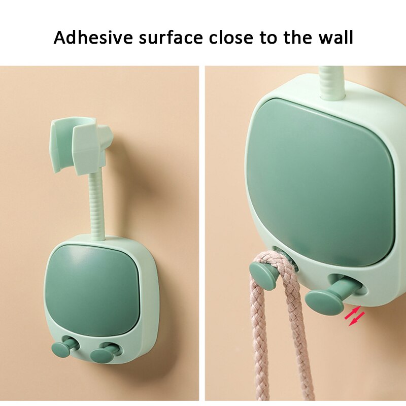 360° Punch-Free Universal Adjustable Shower Bracket Suction Cup Mount Holder Shower Stand Nozzle Hanger Bathroom Accessories