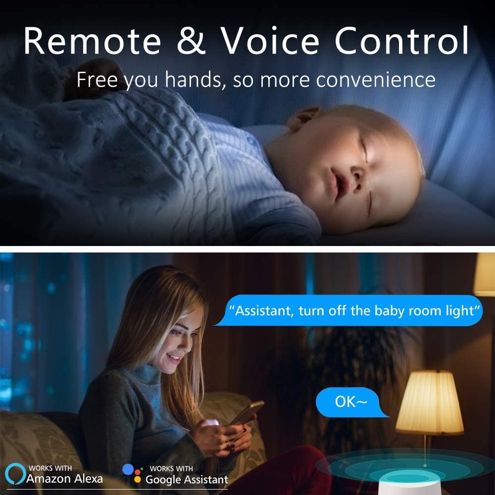 EMylo Zigbee luz WiFi inteligente interruptor de palanca de cambio de trabajo con la ZigBee Central cuenta regresiva de la función de Control de voz 1