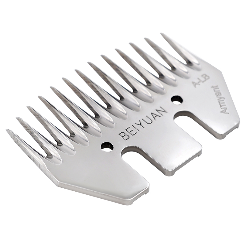 BEIYUAN-cuchilla para esquilar ovejas, tijeras de 9/13 dientes, cortador de Peine convexo para ovejas, tijeras: Verde
