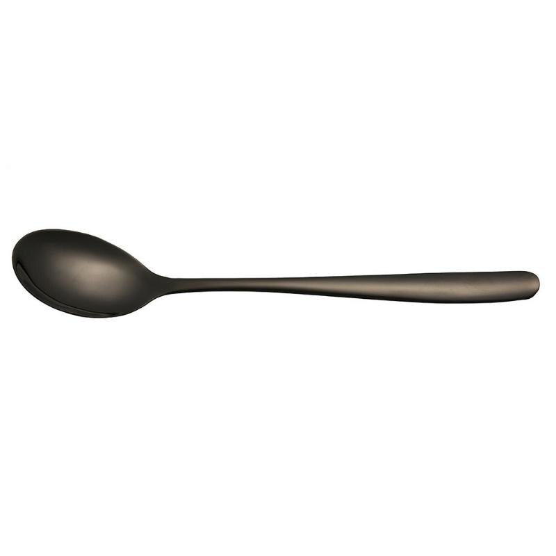Rostfritt stål middag sked bärbar dessert soppa studenter bento party resor utomhus picknick plätering servetter skedar