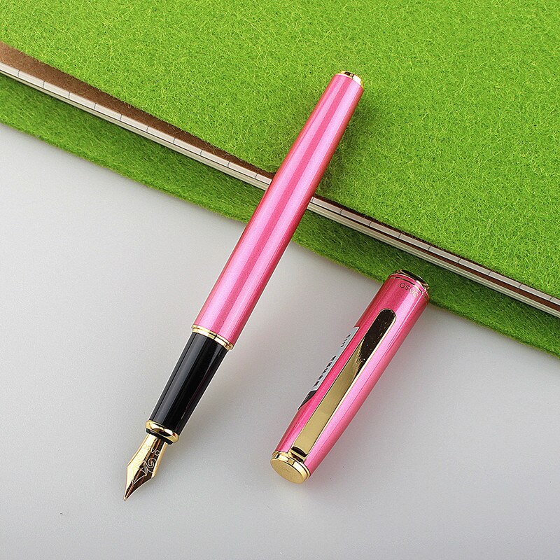 Luxury Metal Fountain Pen Business Office Supplies Stationery Ink Pens School Student Office Supplies