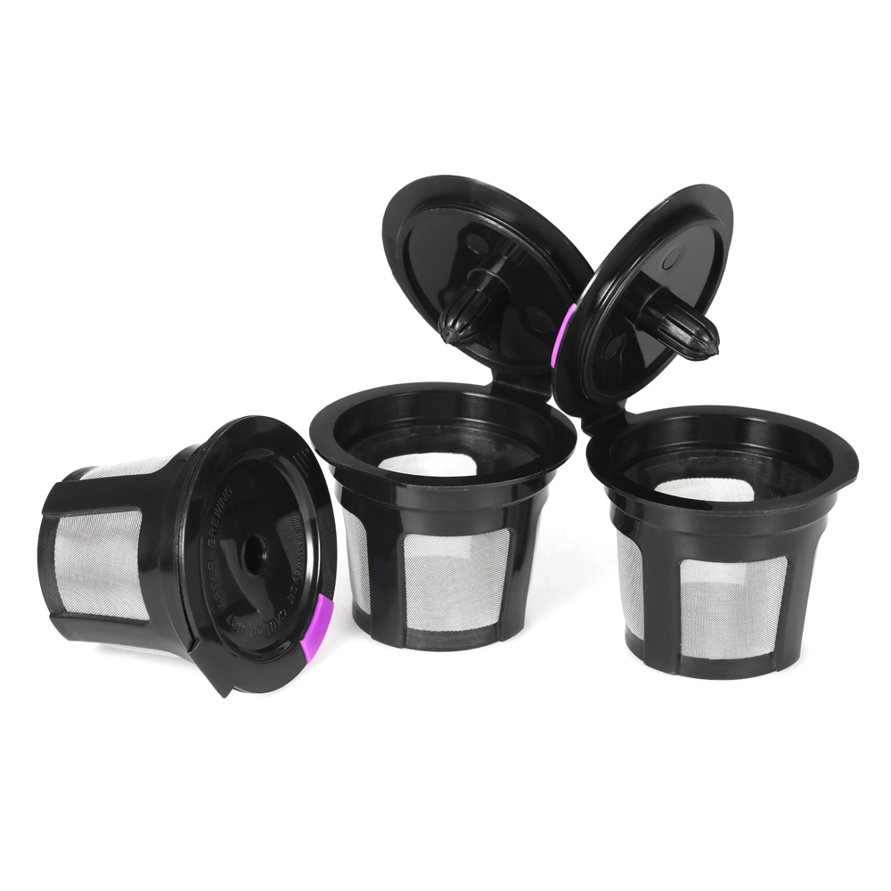 3 Stks/set Herbruikbare K-Cup Koffie Capsule Voor Keurig 2.0 &amp; 1.0 Brewers Hervulbare Koffie Filters