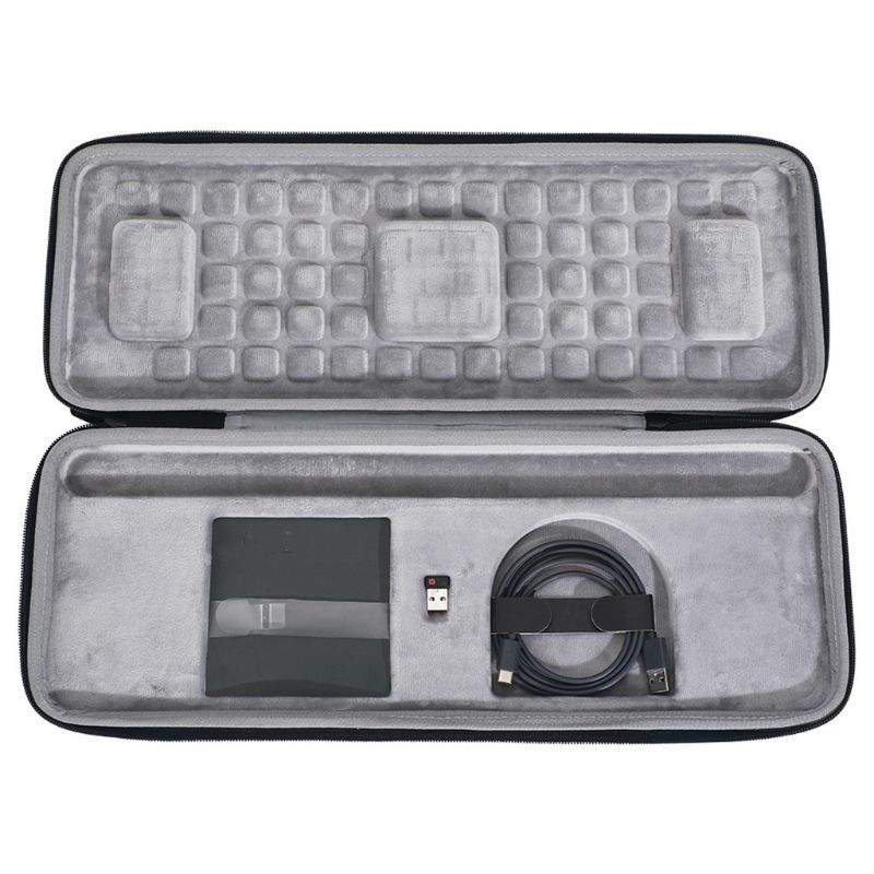 Hard Case For L-ogitech Craft Advanced Wireless Keyboard Travel Carrying Protective Storage Bag 46*17.5*4.5CM