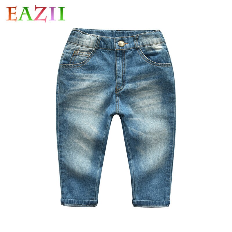 EAZII-Jeans de printemps automne pour filles | Vêtements en Denim décontracté és pour bébés filles, pantalons pour nourrissons