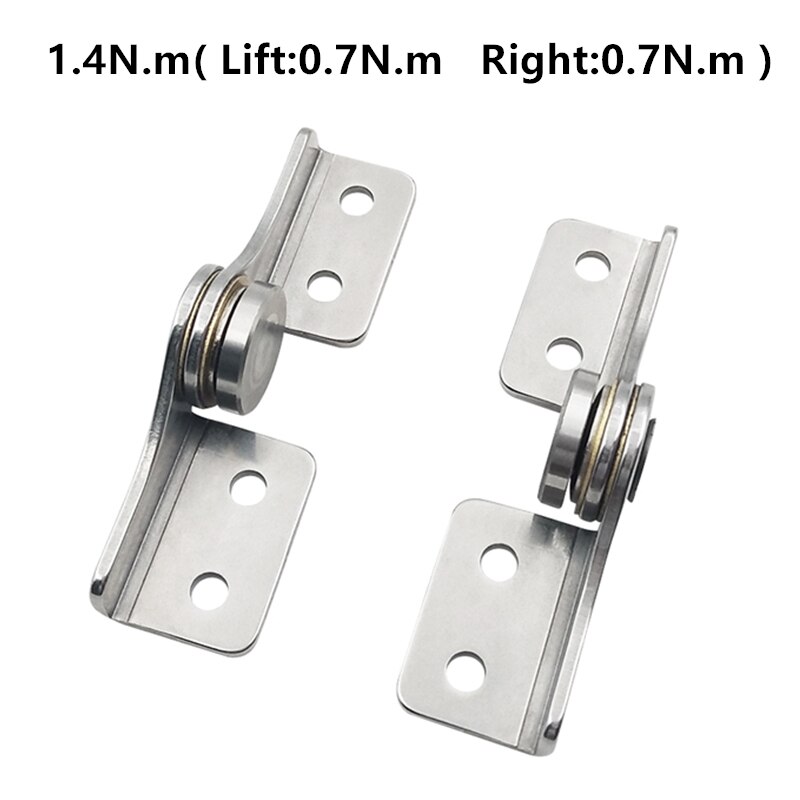 1 pair Stainless steel Torque hinge friction damping hinge free stop fitting positioning hinge: HY-TA(1.4N.m)