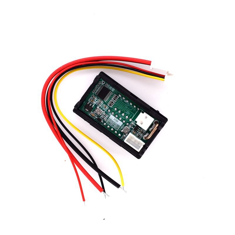 Dc 0-100v 5a digital voltmeter amperemeter dobbelt display spændingsdetektor strømmåler panel amp volt måler 0.28 tommer rød rød led