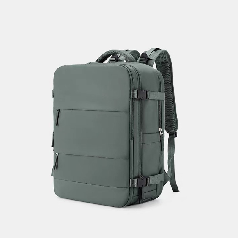 Mochila de viaje Buylor 40x25x20 para mujer, mochila para equipaje de cabina de avión, mochila para ordenador portátil de 14 pulgadas, mochila escolar informal: Beige