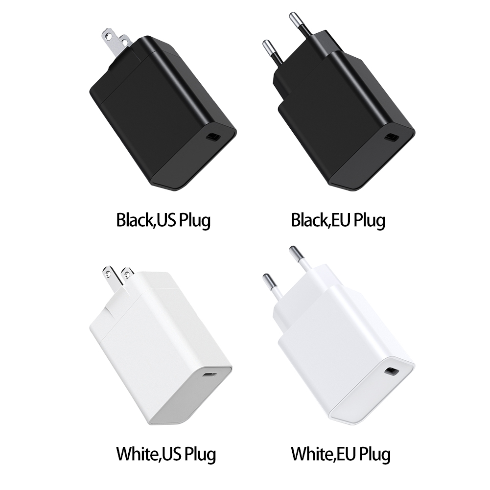 Quick Charge Type C Praktische Mini Vervangende Onderdelen Draagbare 30W Pd Fast Charger Lichtgewicht Adapter Telefoon Tablet Reizen