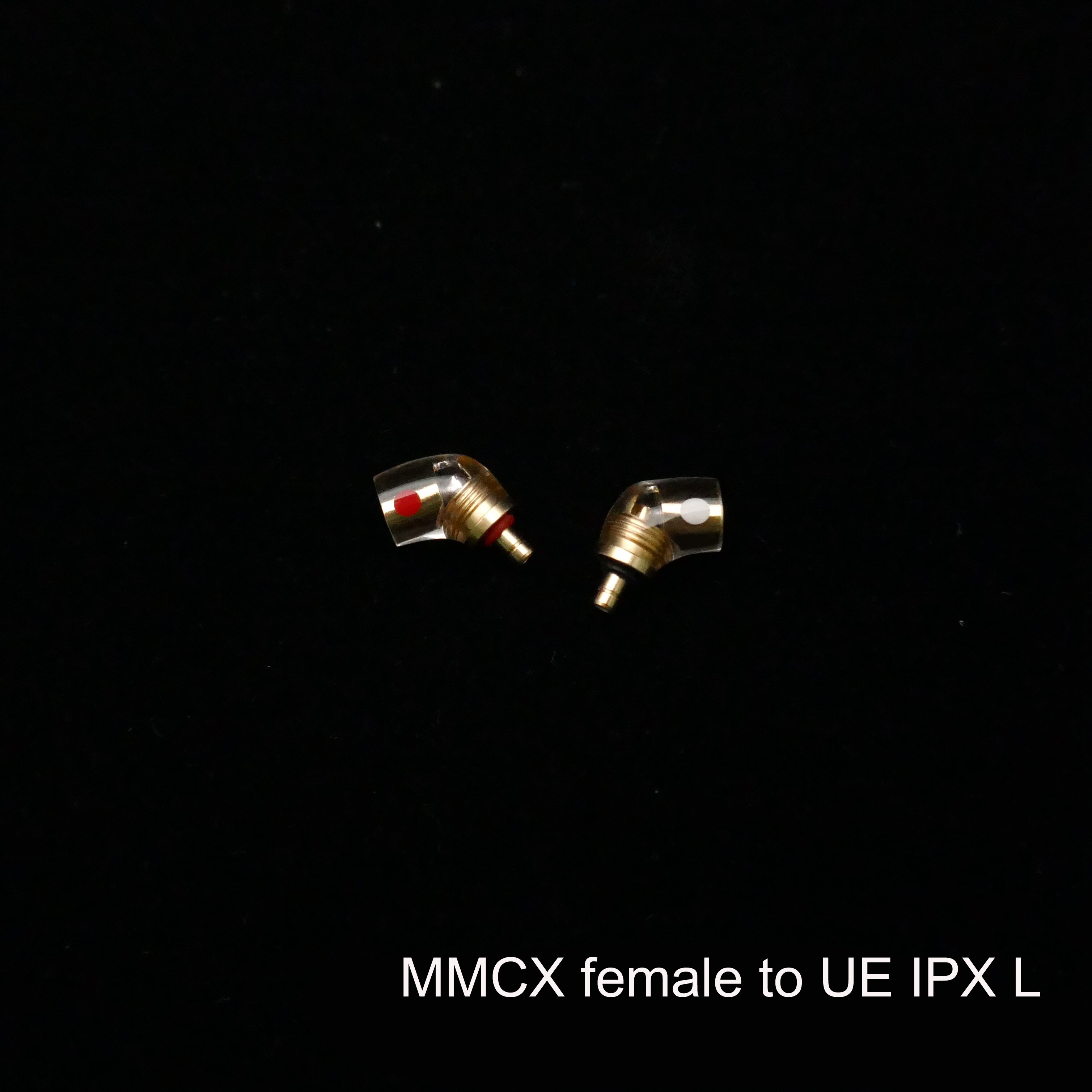 MMCX/0.78MM męski na acoustane UE IPX pentacon ucho MMCX kobiece słuchawki konwersja Pin końcówka do konwersji Adapter: BŁĘKITNA