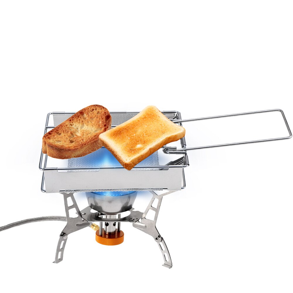 Grille pain grille inox grille pain Portable plein air Camping pain grille pain randonnée pique nique pain Toaste Grill