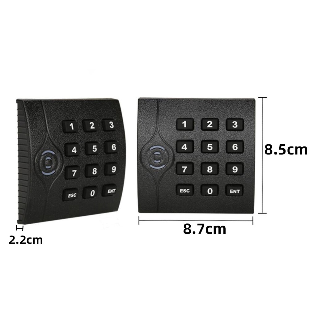Ip65 waterproof Proximity 125khz Rfid Card Reader with keyboard Wiegand 26/34 13.56mhz Reader For Access Control System KR202