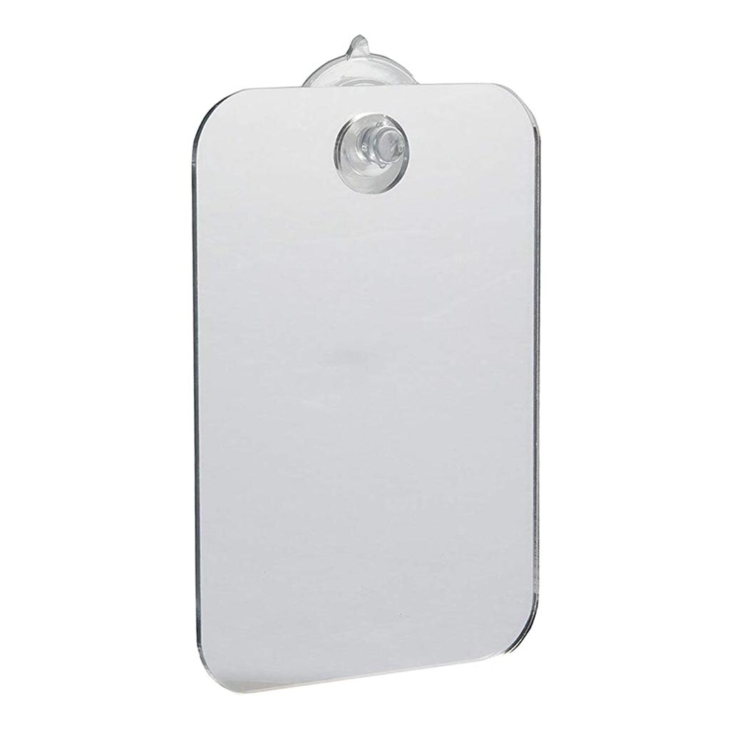 Anti-Fog Shower Mirror Acrylic Fog Free Travel Mirror, Easy to