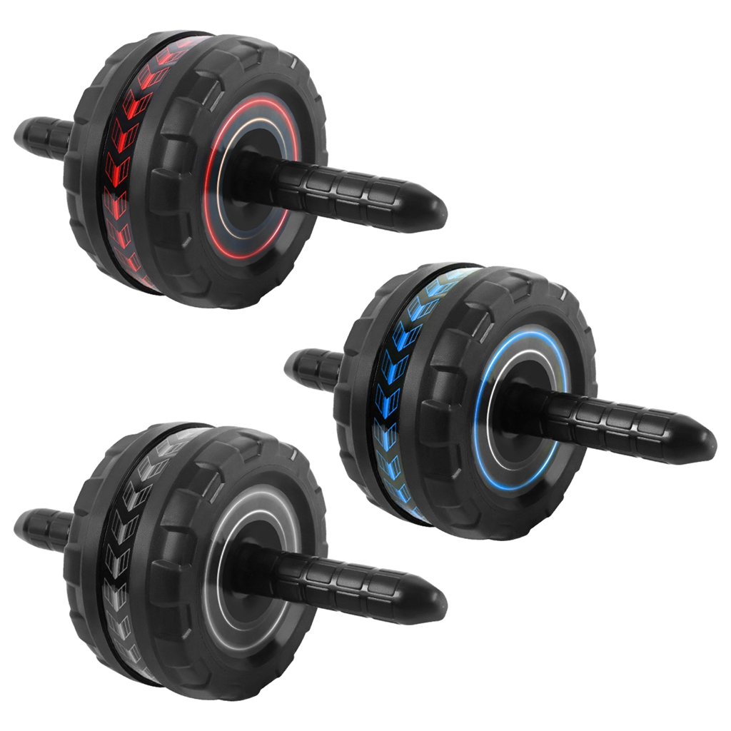 Ab Exercise Wheel Abdominal Core Strength Gym Fitness Training Roller