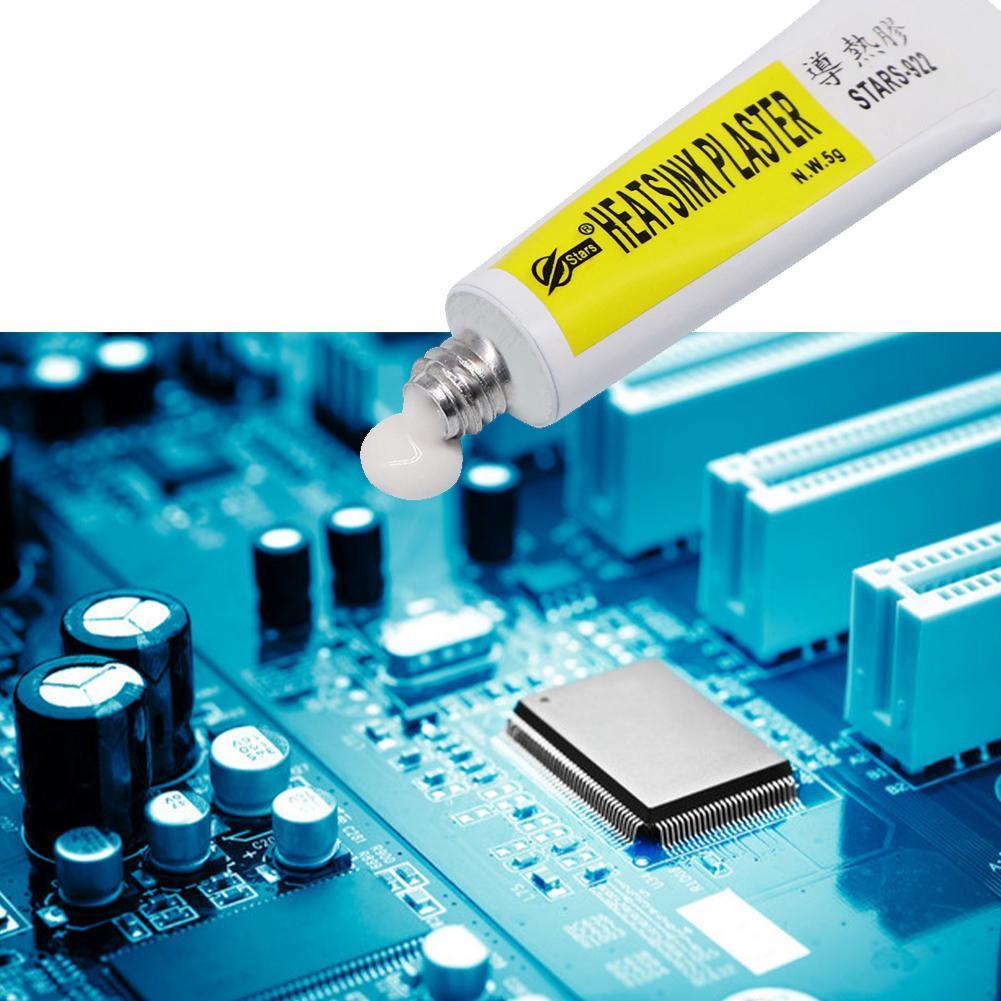 stelle-922 dissipatore di calore intonaco pasta termica adesivo dissipatore di raffreddamento forte composto di colla termica per pasta di grasso termico adesivo Q4F8