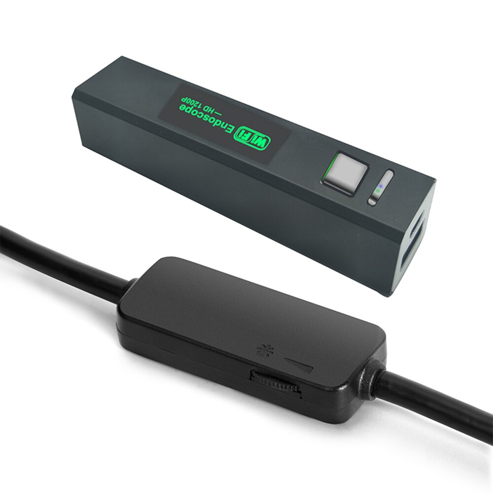 HD Wifi Endoscope Camera Mini Waterproof Hard Cable Inspection Camera 8mm USB Endoscope Borescope IOS Endoscope For Iphone