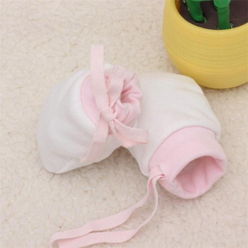 1 Pairs Protect guanti Carino guanti Infantili Delle Ragazze Dei Ragazzi Del bambino del Fumetto Anti Scratch Mittens Neonato Morbidi Guanti Corda Regalo