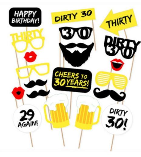Funny Birthday Photo Booth Props DIY Mr Mrs Wedding Groom Bridal Party Decor Baby Shower Bride To Be Bride Team Shooting Props