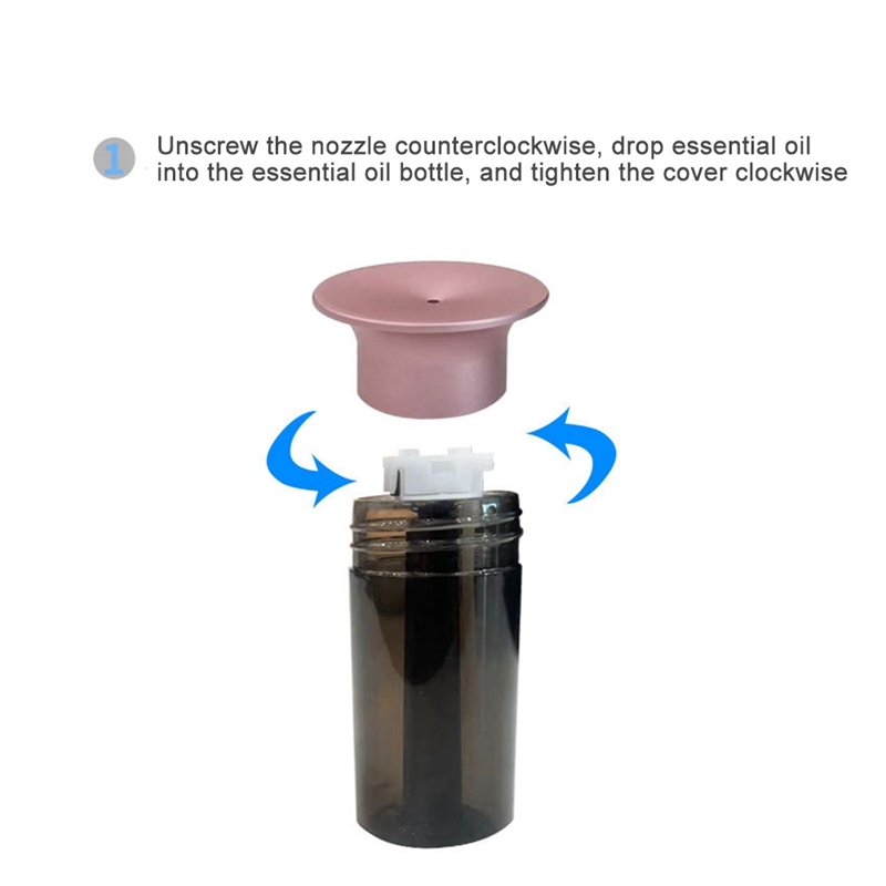 Diffuseur automatique de parfum et d'huile essentielle, à lumière chaude et constante, pour la maison