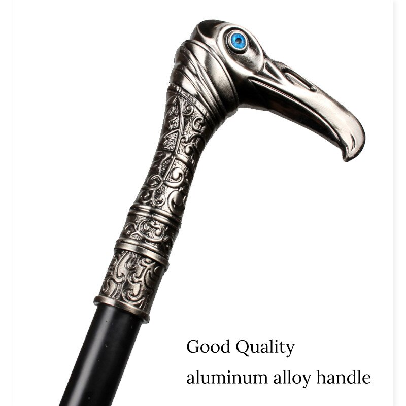 Eagle-Head Luxury Walking Stick Canes for Men Decorative Walking Cane Man Vintage Hand Cane Walking Stick 90cm