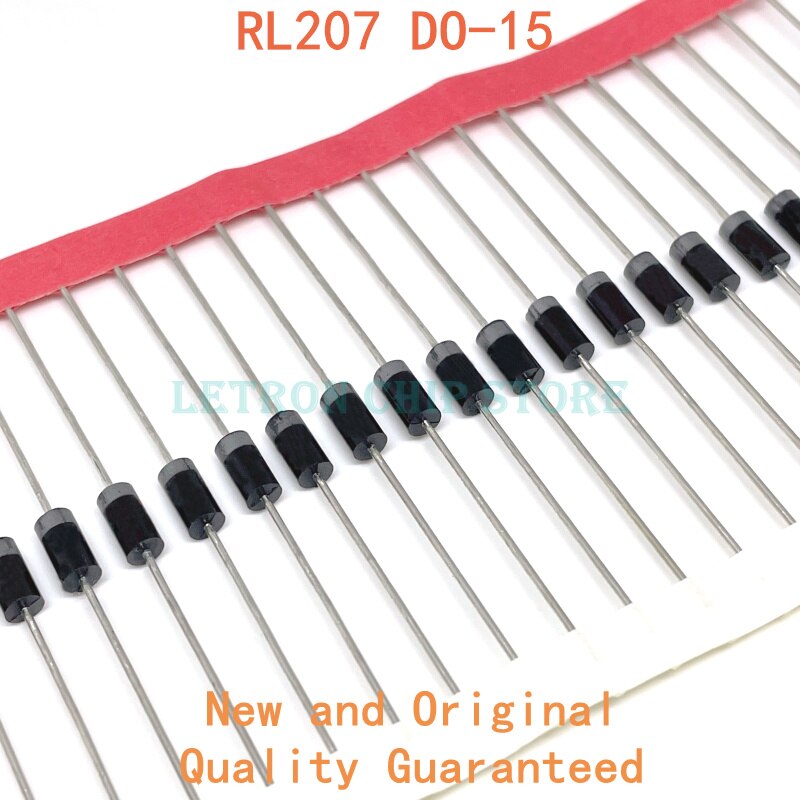 50 Uds RL207 hacer 15 ¿-204 2A 1000V diodo rectifi... – Grandado