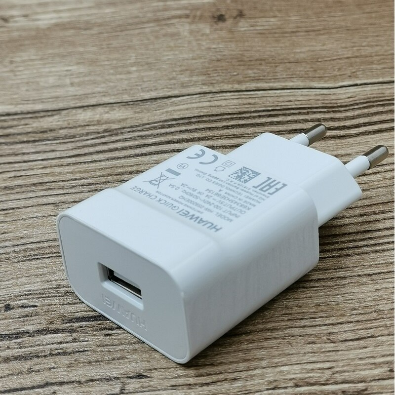 Oryginalna szybka ładowarka huawei QC2.0 9V 2A ue wtyczka Usb 3.1 rodzaj-c adapter szybkiego ładowania dla P8 P9 P10 Nova 3 3i