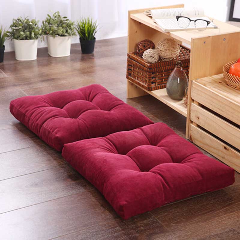 Dossier de chaise de bureau, Support de taille pour fenêtres épaisses, matelas Futon, banc carré, coussin de siège, 1 pièce