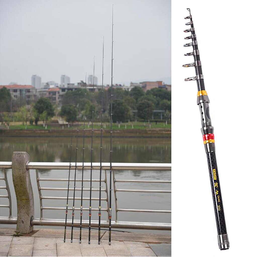 PROBEROS 1.8m Telescopic Spinning Fishing Rod Combo Portable Ultralight Rod And Spinning Reel 5.2:1 Gear Ratio Rod And Ree Kit Fishing Rod Set Fishing Accessories Gear - | PH