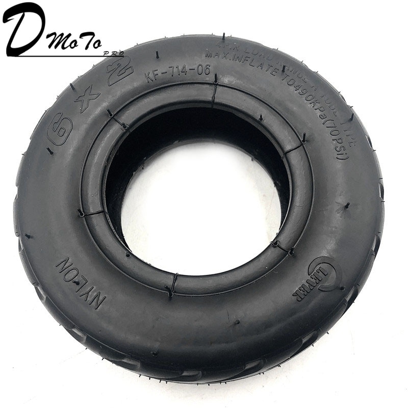6X2 Inflation Tire Wheel Use 6" Tire Alloy Hub 160mm Pneumatic Tyre Electric Scooter F0 Pneumatic Wheel Trolley Cart Air Wheel
