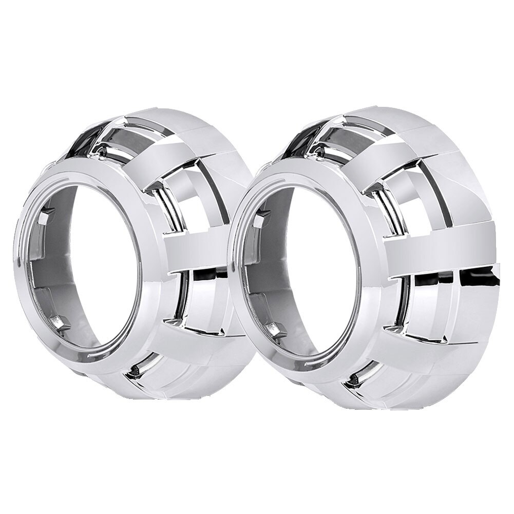 1 Pair 3 Inch Projector Lens Lamp Cover for Q5 Hella Bi-xenon HID Car Headlight