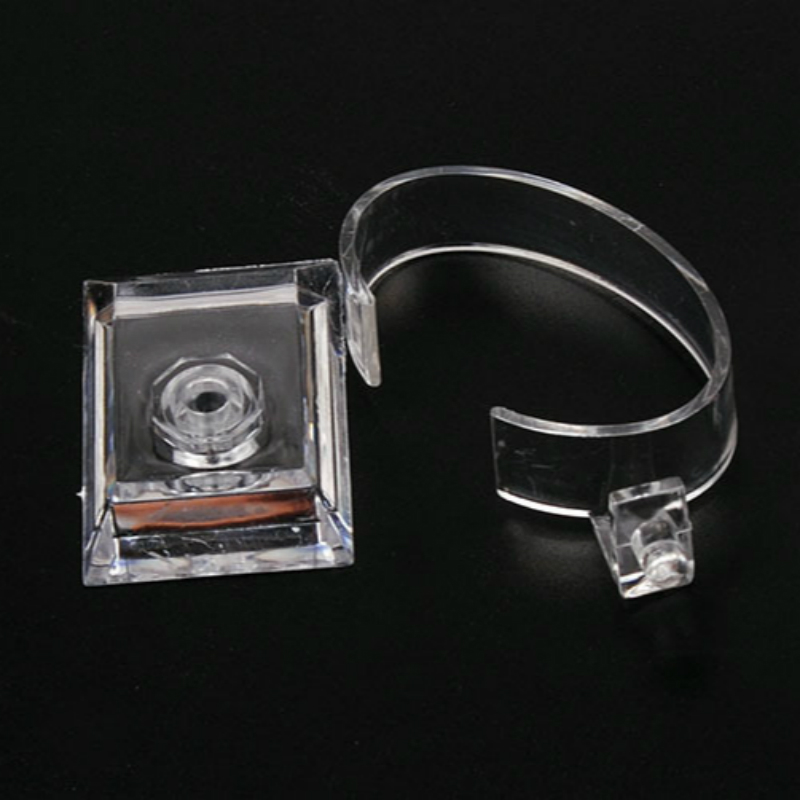 1 Stck Klar transparent Acryl Armbinde Uhr Anzeige Halfter Bogen-förmigen C-Modell Schmuck Ständer Gestell Einzelhandel Einkaufen Einkaufen Schaufenster
