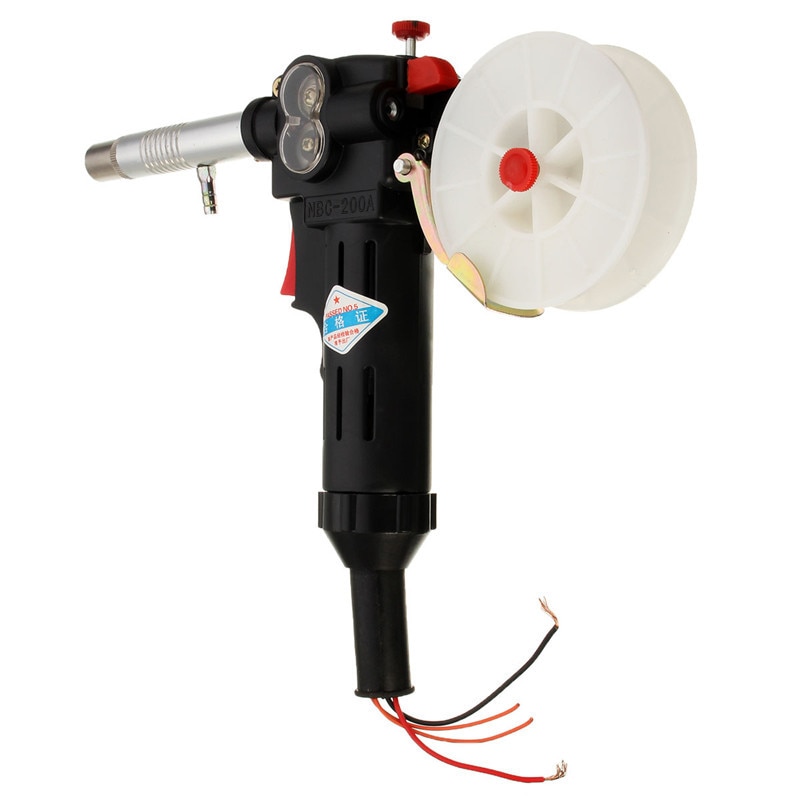 180A MIG Spool Push Pull Feeder Aluminum Copper Welding Torch Stainless Steel DC 24V Motor without Cable DIY